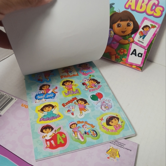 Dora The Explorer Learning Activity Homeschool Activity Books Learning Cards - Picture 7 of 9